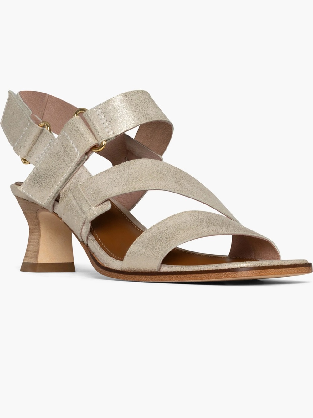 Donald Pliner Kamele kitten heel sandals 7.5